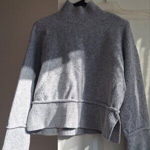 Thick Grey Turtleneck (wool mix)